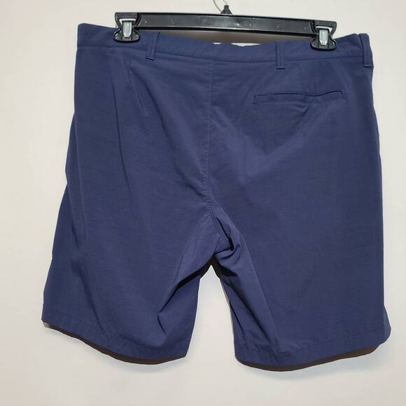 J. Crew Factory 9" Gramercy Tech Chino Shorts Blue Size 36 - Picture 2 of 3